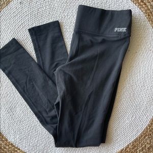 PINK VS black yoga pants -S